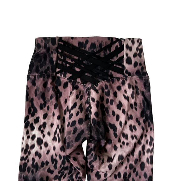 Powerhold by Fabletics Multicolor Spotted High Waist Leggings Women XXS | 19-17 - Picture 4 of 7